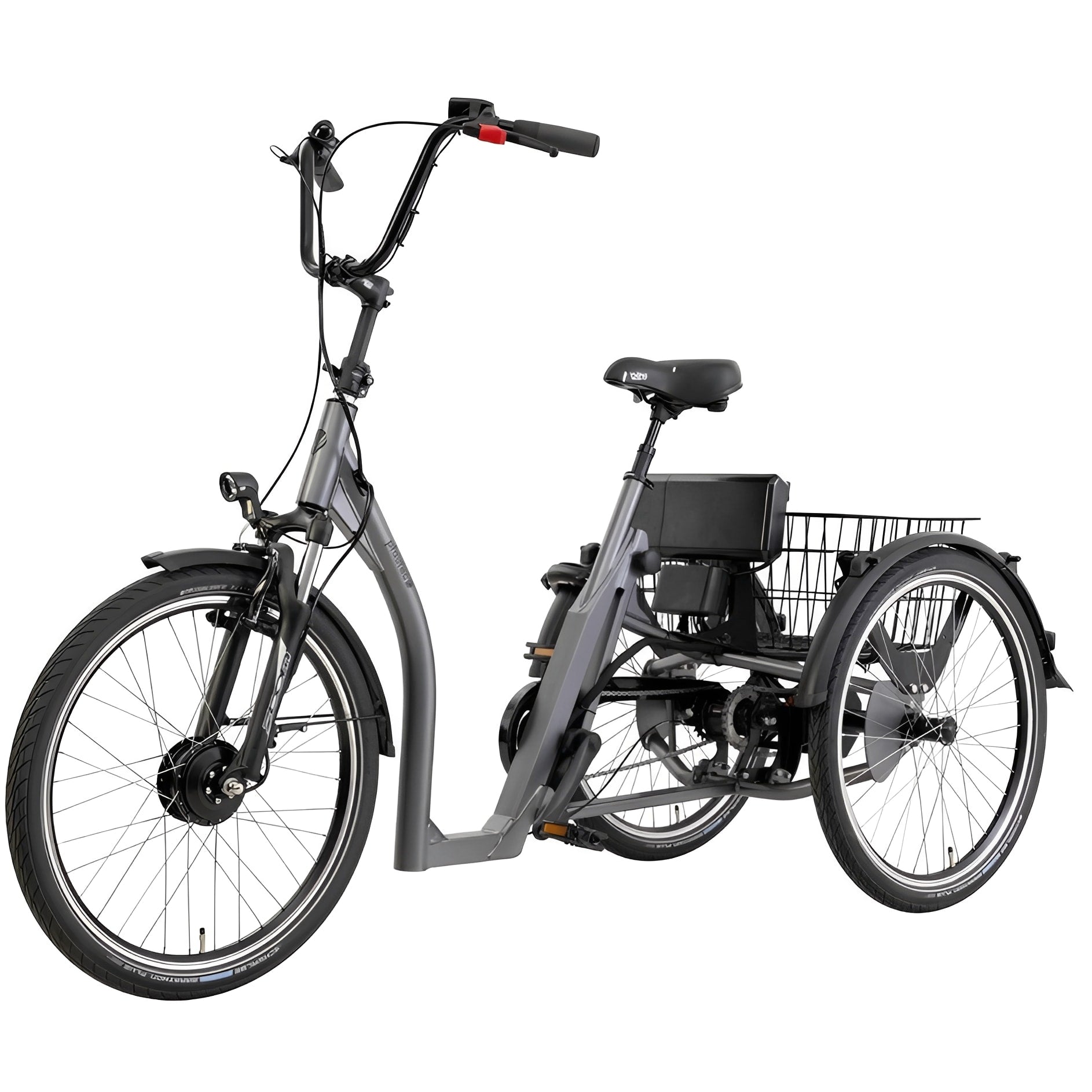 Pfautec Tamo FM – Elektrische Driewieler - Mat Blauwgrijs – 504Wh - AE-trading