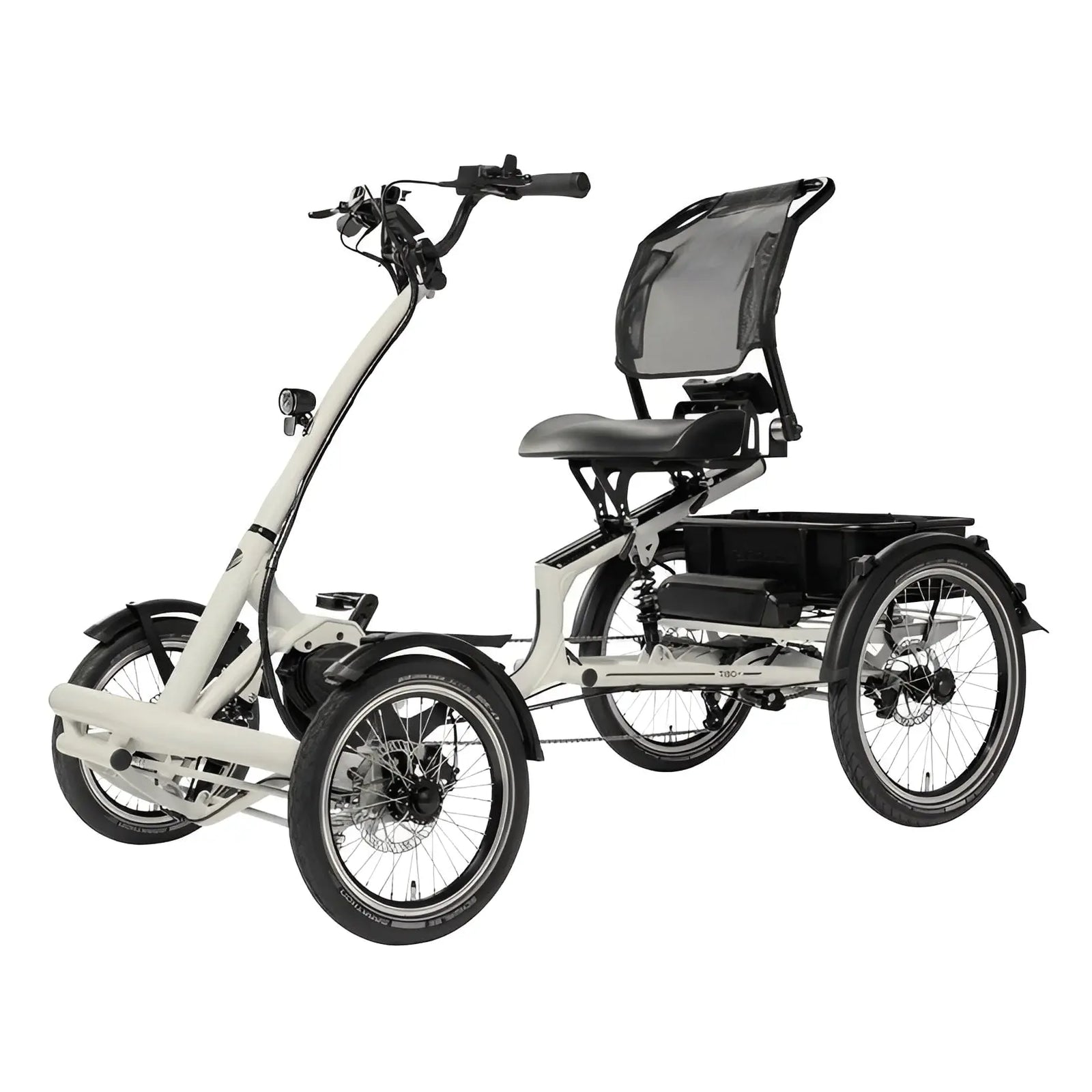 Pfautec Tibo+ – Zijdegrijs – 545Wh – Bosch Performance CX – Elektrische 4-wielfiets - AE-trading