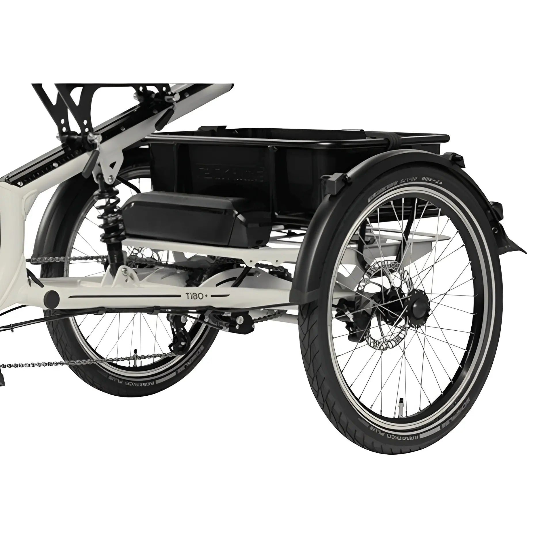 Pfautec Tibo+ – Zijdegrijs – 545Wh – Bosch Performance CX – Elektrische 4-wielfiets - AE-trading