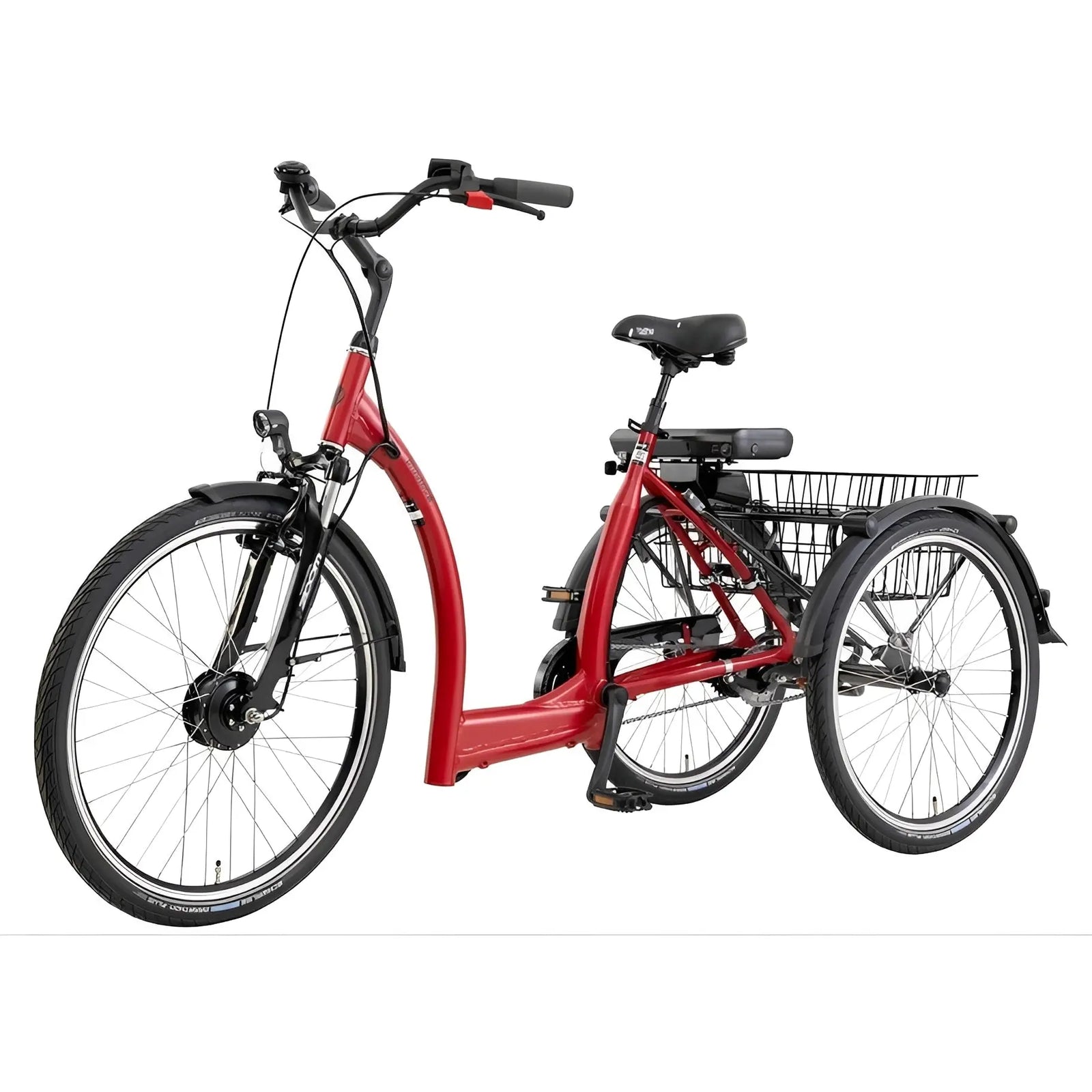 Pfautec Vida FM – Elektrische Driewieler - Robijnrood Metallic - AE-trading