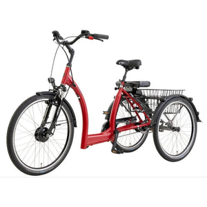 Pfautec Vida FM – Robijnrood Metallic – Elektrische Driewieler - AE-trading