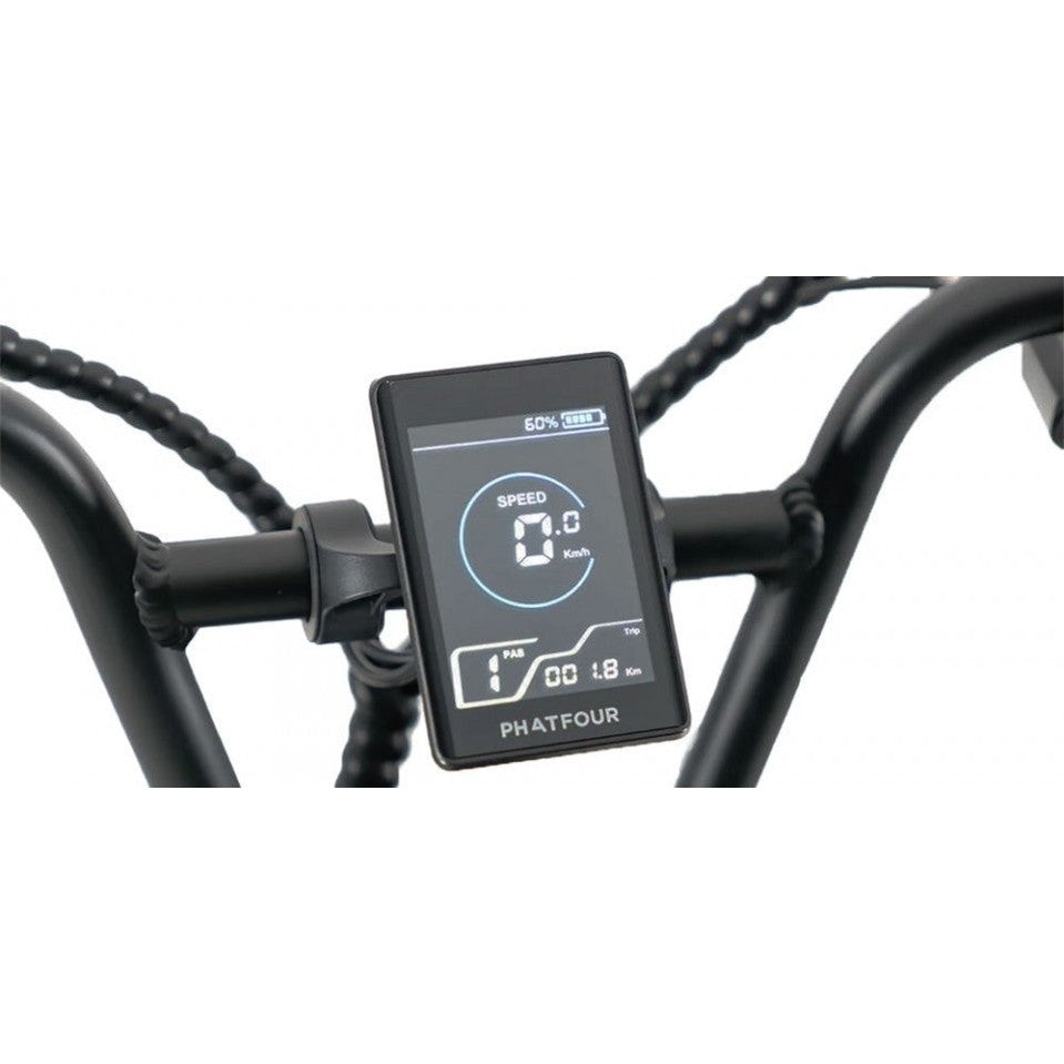 Phatfour FLB+ – Black – 470Wh – Elektrische Fatbike - AE-trading