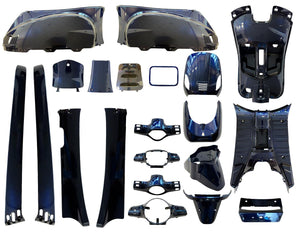 Plaatset Aplus Look A Like Lx/S Donker Glans Blauw 19 Delig - AE-trading