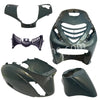 Plaatset Aplus Passend Op Piaggio Zip Sp 5 Delig Blue/Grey (Cameleon/Parelmoer Effect) - AE-trading