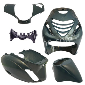 Plaatset Aplus Passend Op Piaggio Zip Sp 5 Delig Blue/Grey (Cameleon/Parelmoer Effect) - AE-trading