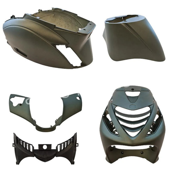 Plaatset Aplus Passend Op Piaggio Zip Sp 5 Delig Mat Huracan Green - AE-trading