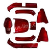 Plaatset Aplus Passend Op Segway E 110 / E 125 9 Delig Candy Red - AE-trading
