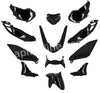 Plaatset Aplus Passend Op Yamaha Nmax 21'> 12 Delig Glans Zwart - AE-trading