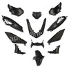 Plaatset Aplus Passend Op Yamaha Nmax 21'> 12 Delig Mat Zwart - AE-trading