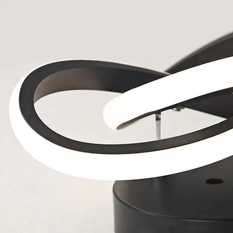 Plafondlamp led in het zwart met modern design 4500K 22W 220V - TALUTULA - AE-trading