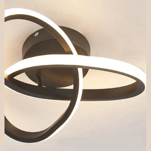 Plafondlamp led in het zwart met modern design 4500K 22W 220V - TALUTULA - AE-trading