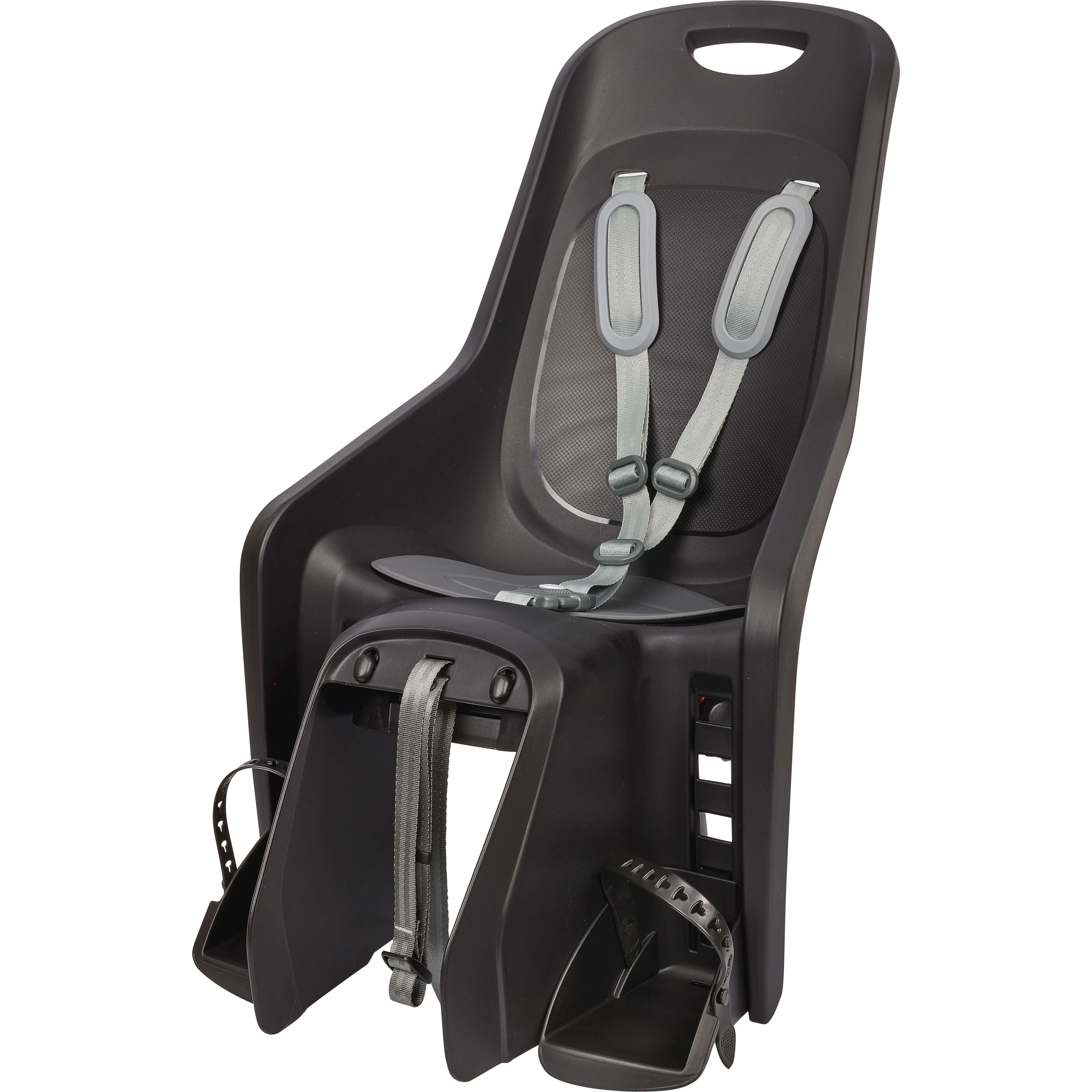 Polisport achterzitje Bubbly plus drager bev.black/dark gre - AE-trading