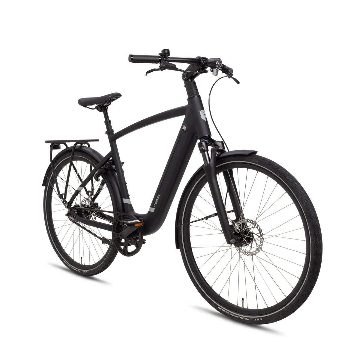 Popal ARC1 Elektrische Fiets - Mat zwart - 54cm - AE-trading