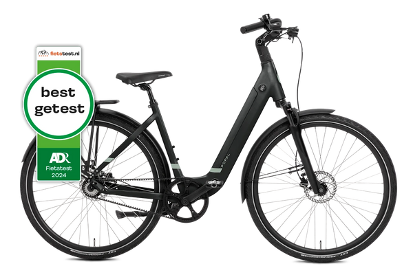 Popal ARC1 Women Elektrische fiets Dames fiets - E- Bike - M 54 cm - Mat Zwart - AE-trading