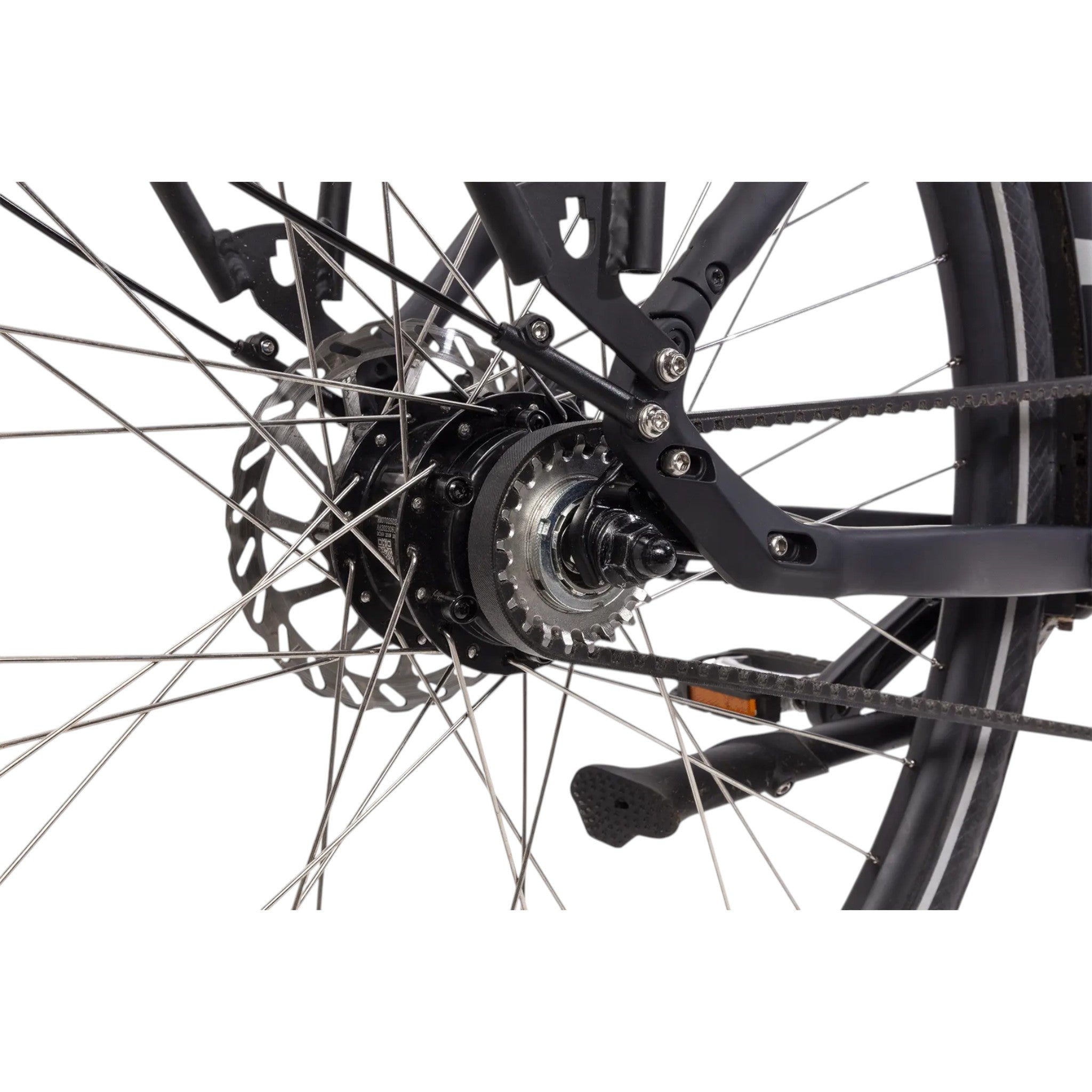 Popal ARC1 Plus - Elektrische Fiets - Mat Zwart - 28 inch - 47 cm - Belt Drive - Accu 504Wh (36V, 14.5Ah) - 35Nm Mivice Achternaafmotor - Hydraulische Remmen - AE-trading