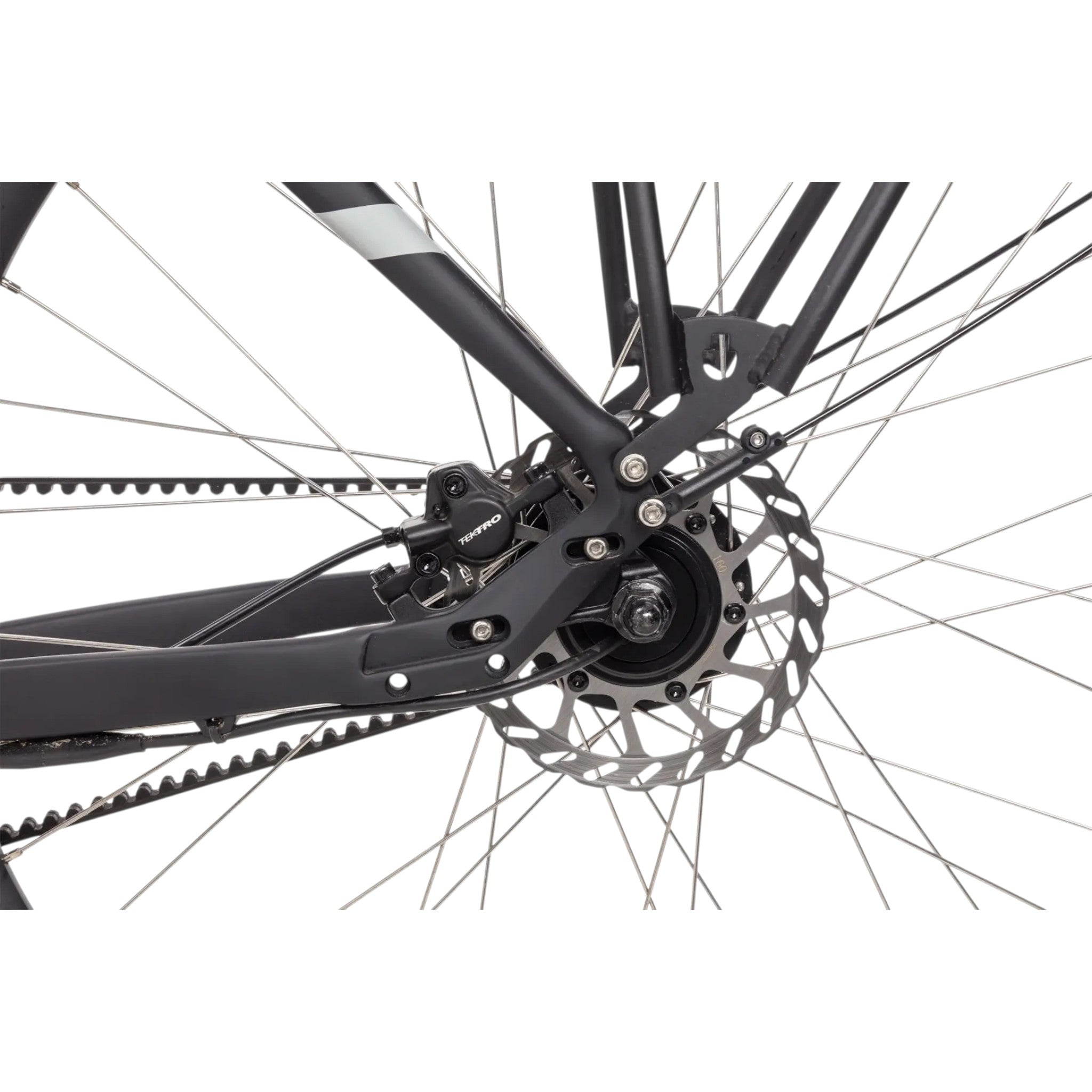 Popal ARC1 Plus - Elektrische Fiets - Mat Zwart - 28 inch - 47 cm - Belt Drive - Accu 504Wh (36V, 14.5Ah) - 35Nm Mivice Achternaafmotor - Hydraulische Remmen - AE-trading