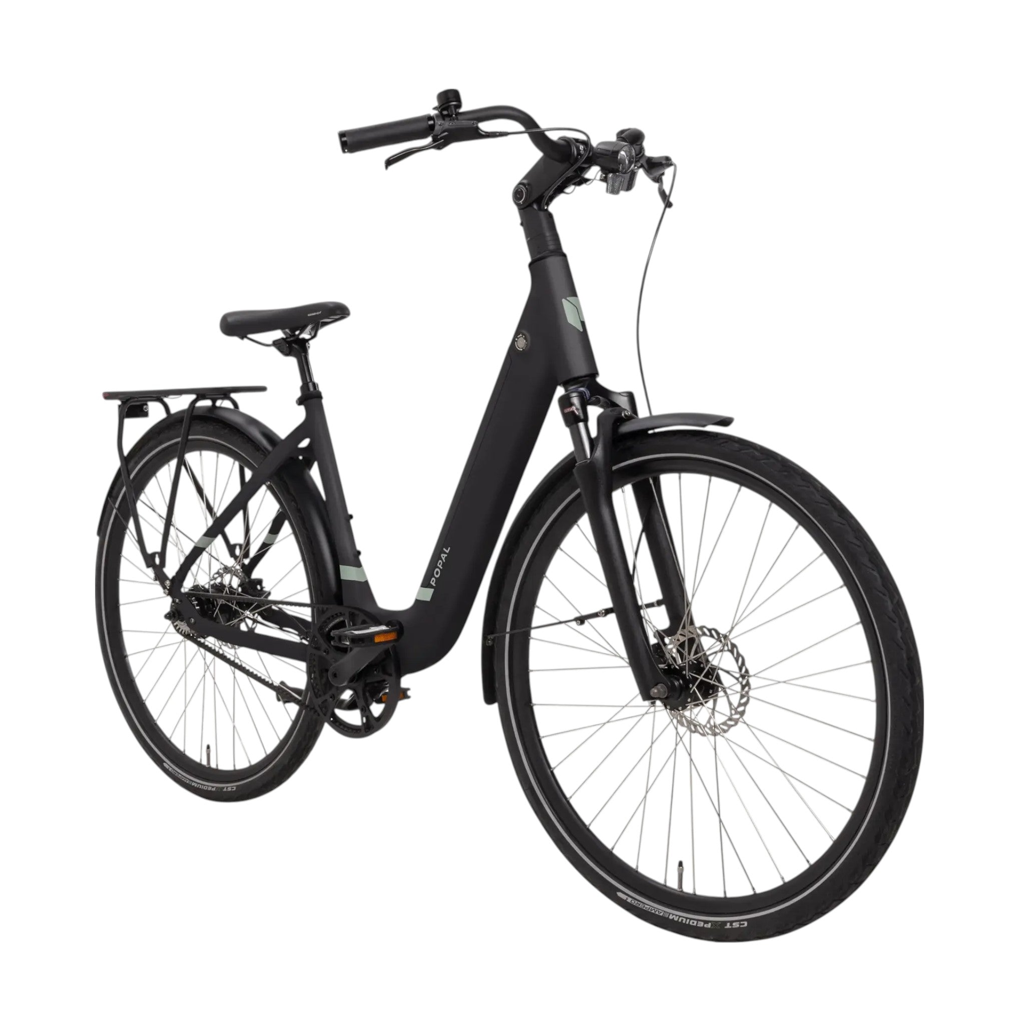 Popal ARC1 Plus - Elektrische Fiets - Mat Zwart - 28 inch - 54 cm - Belt Drive - Accu 504Wh (36V, 14.5Ah) - 35Nm Mivice Achternaafmotor - Hydraulische Remmen - AE-trading