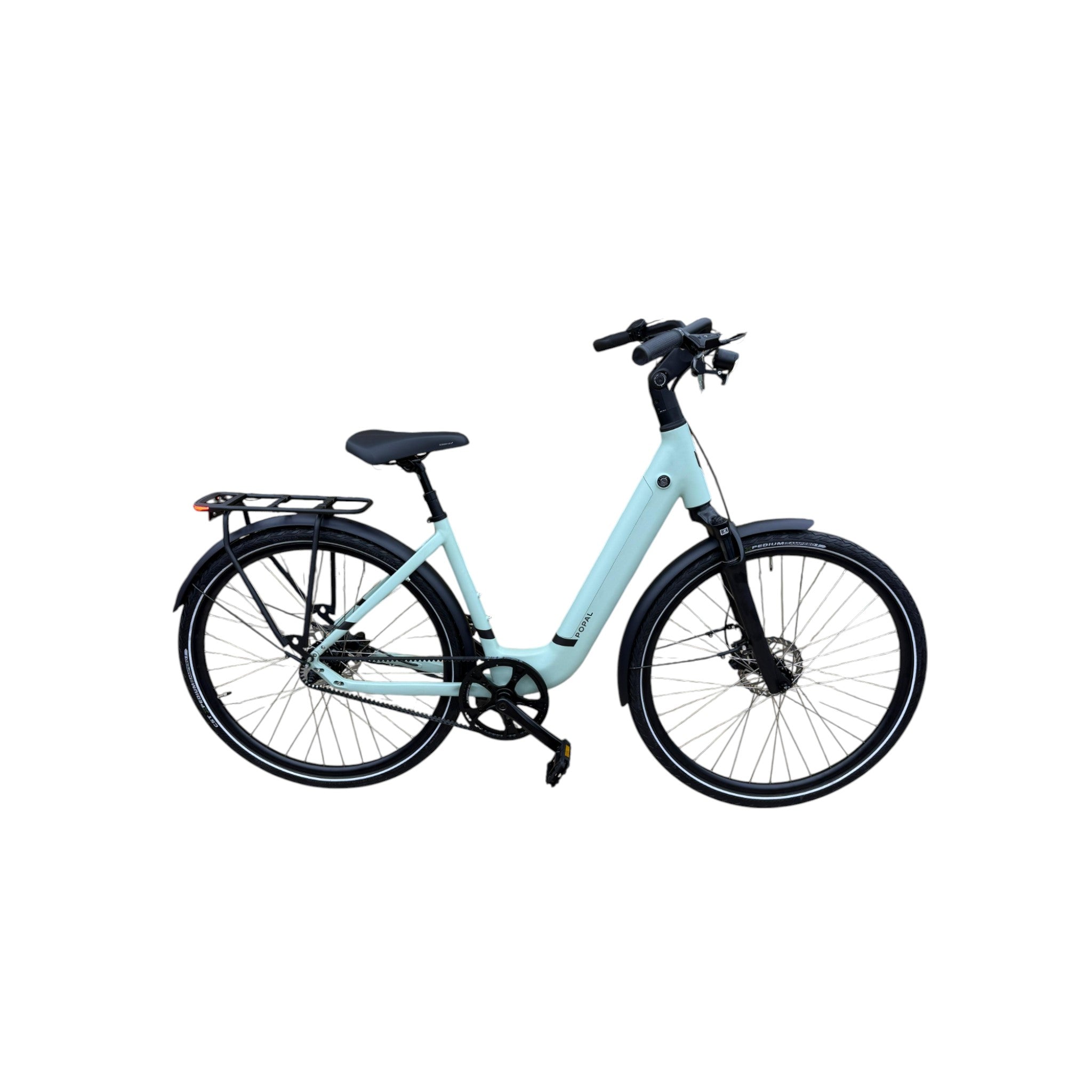 Popal ARC1 Plus - Elektrische Fiets - Groen - 28 inch - 47 cm - Belt Drive - Accu 504Wh (36V, 14.5Ah) - 35Nm Mivice Achternaafmotor - Hydraulische Remmen - AE-trading