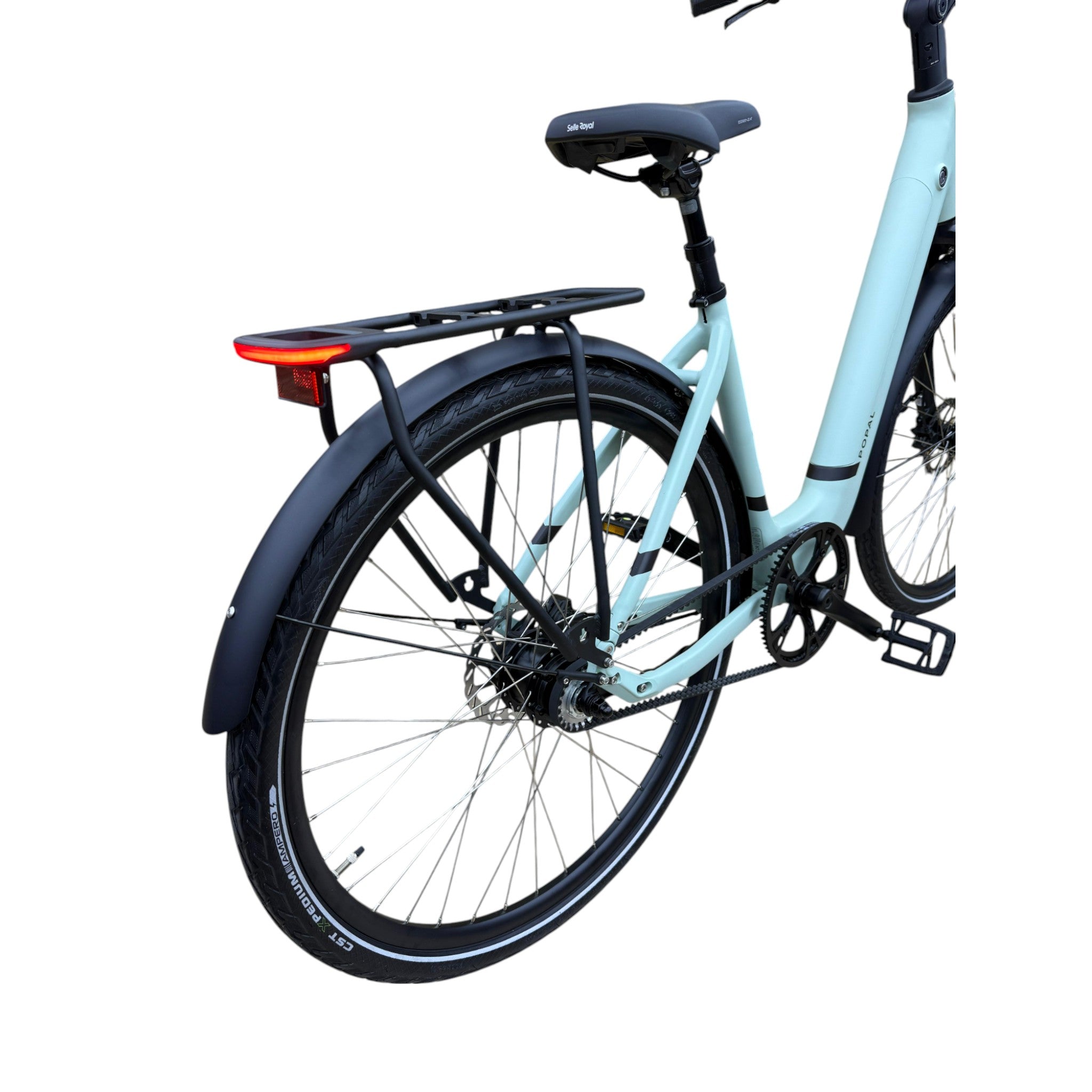 Popal ARC1 Plus - Elektrische Fiets - Groen - 28 inch - 47 cm - Belt Drive - Accu 504Wh (36V, 14.5Ah) - 35Nm Mivice Achternaafmotor - Hydraulische Remmen - AE-trading