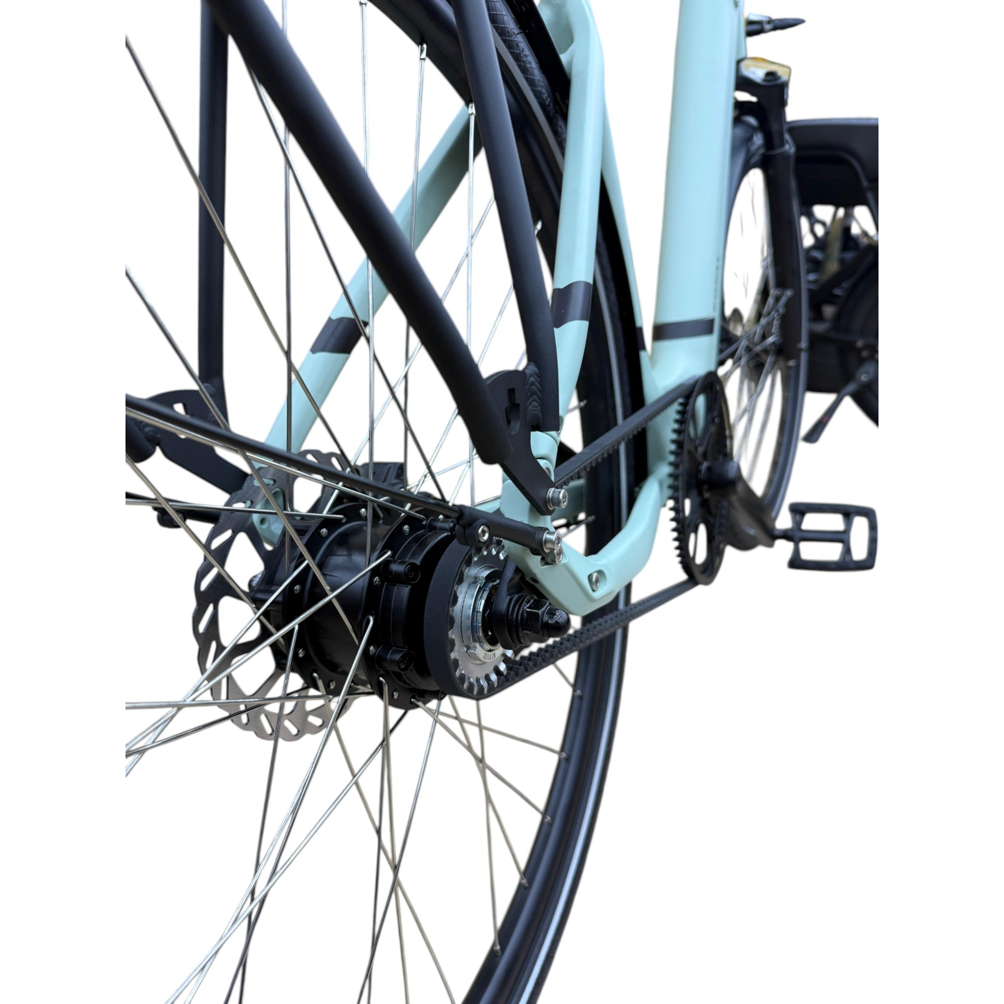 Popal ARC1 Plus - Elektrische Fiets - Groen - 28 inch - 47 cm - Belt Drive - Accu 504Wh (36V, 14.5Ah) - 35Nm Mivice Achternaafmotor - Hydraulische Remmen - AE-trading