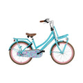 Popal Daily Dutch Basic+ 22 Inch Kinderfiets Turquoise Stalen Frame - AE-trading