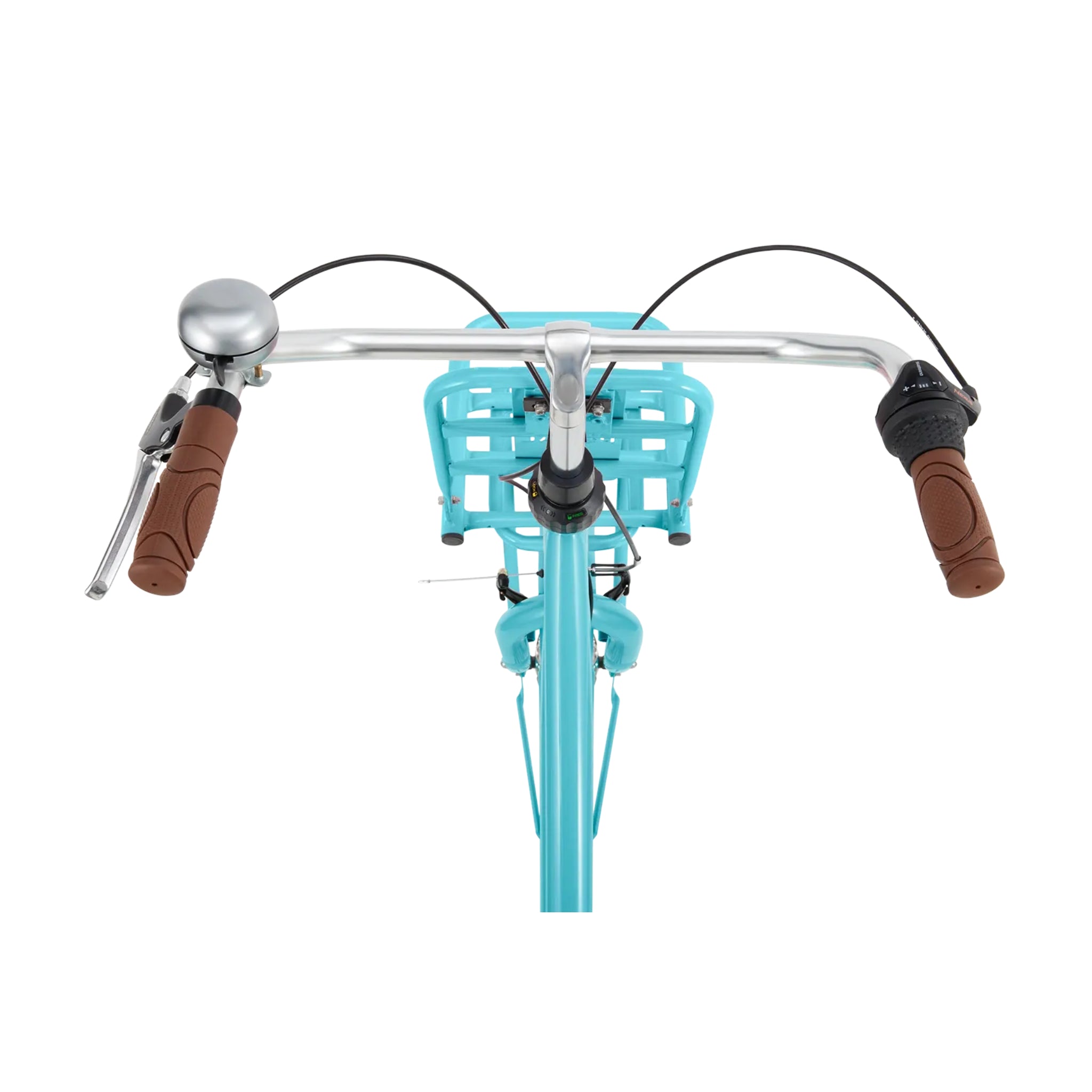Popal Daily Dutch Basic+ 22 Inch Kinderfiets Turquoise Stalen Frame - AE-trading