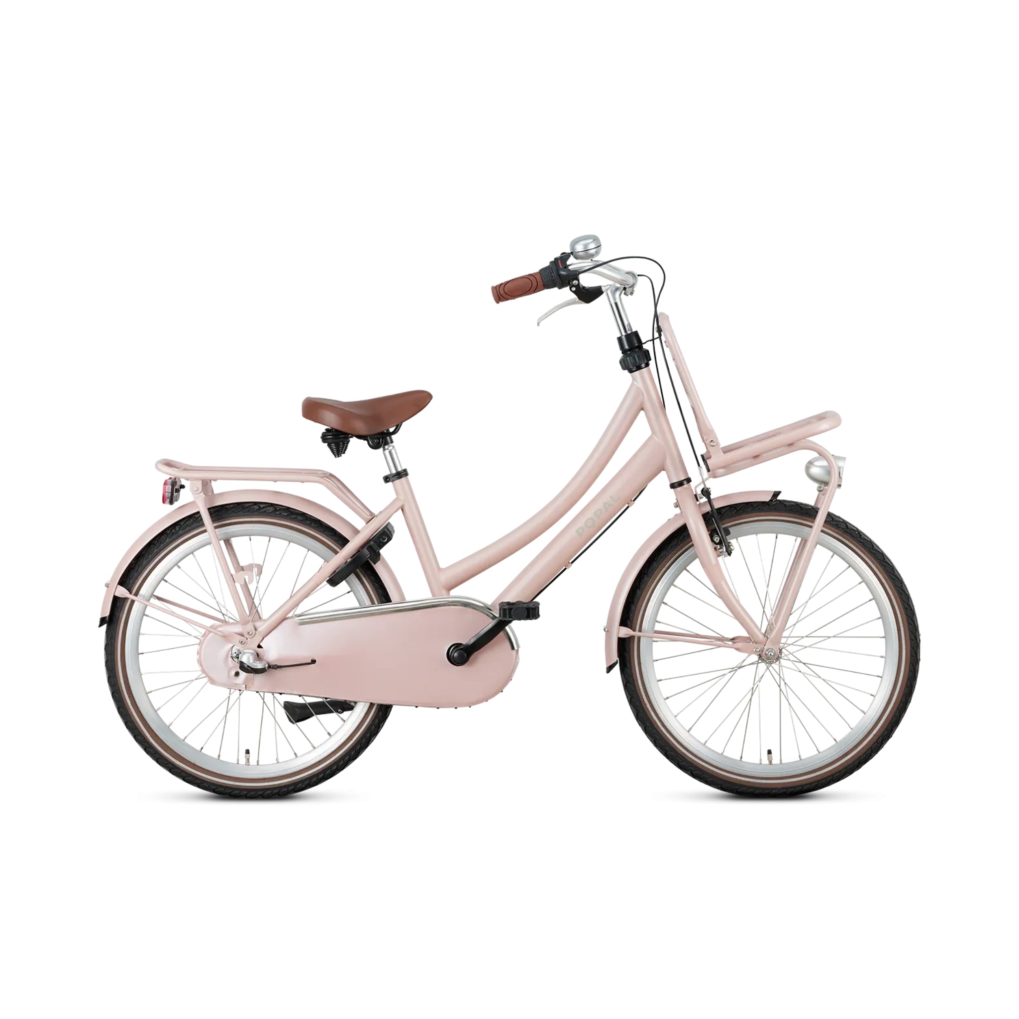 Popal Daily Dutch Basic+ 22 Inch Kinderfiets Zalm Licht Roze Stalen Frame - AE-trading