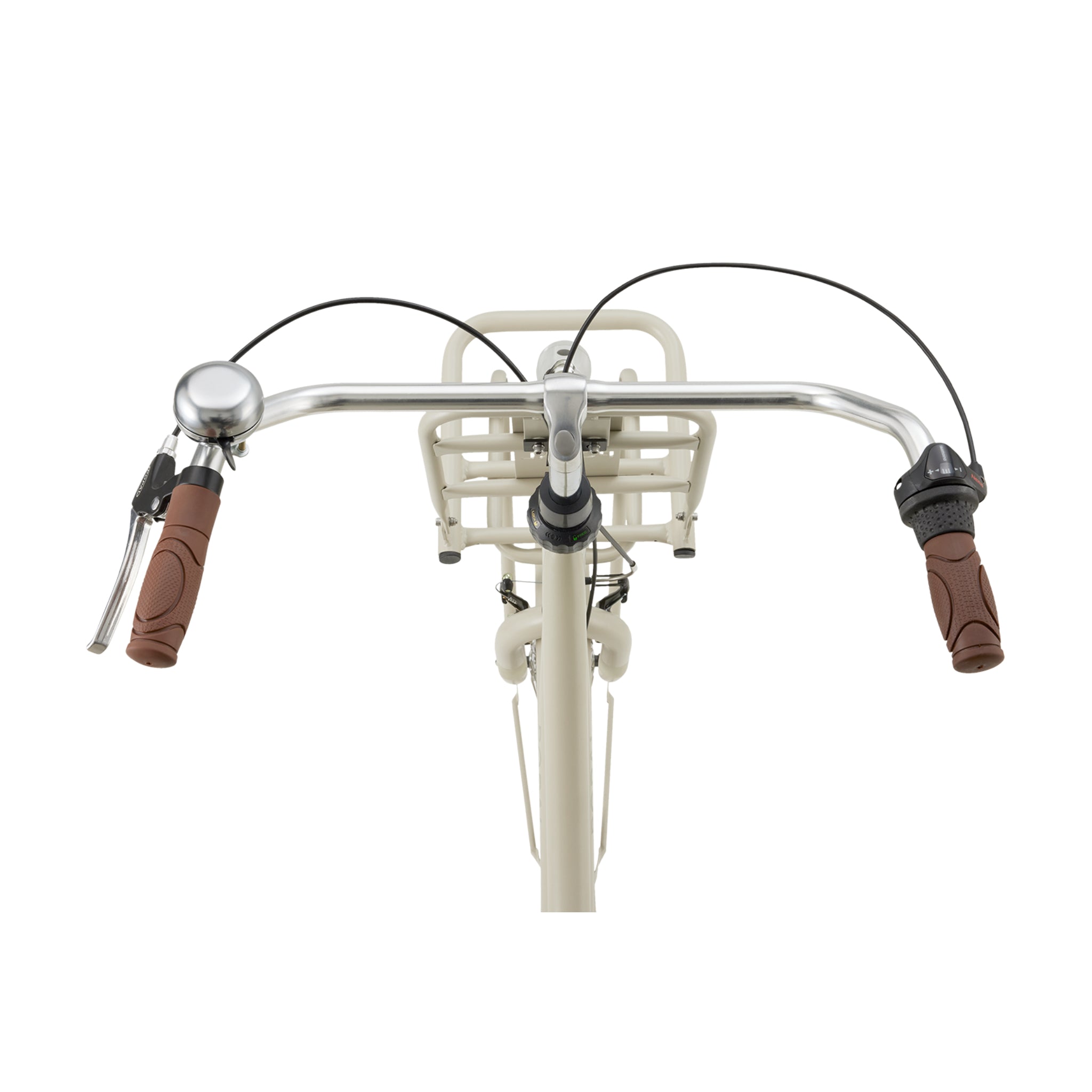 Popal Daily Dutch Basic+ 26 Inch Transportfiets Cosmic Sand Met LED-Verlichting En Drie Versnellingen - AE-trading