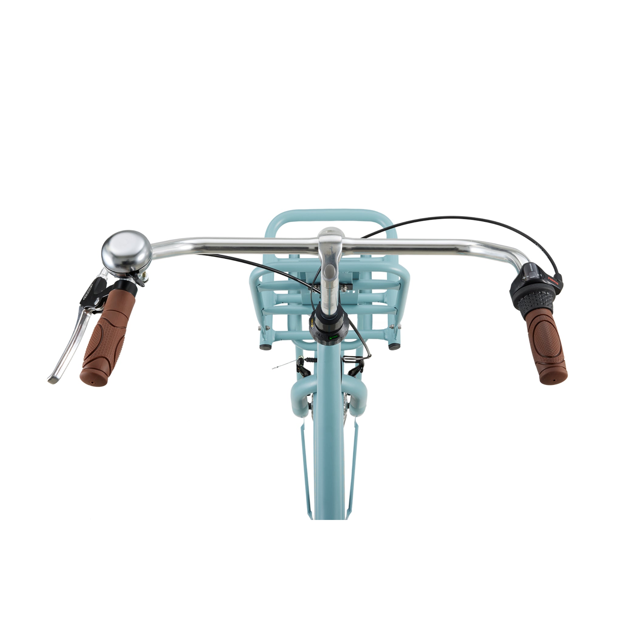 Popal Daily Dutch Basic+ Transportfiets 26 Inch Mat Blauw Met LED-Verlichting en Terugtraprem - AE-trading