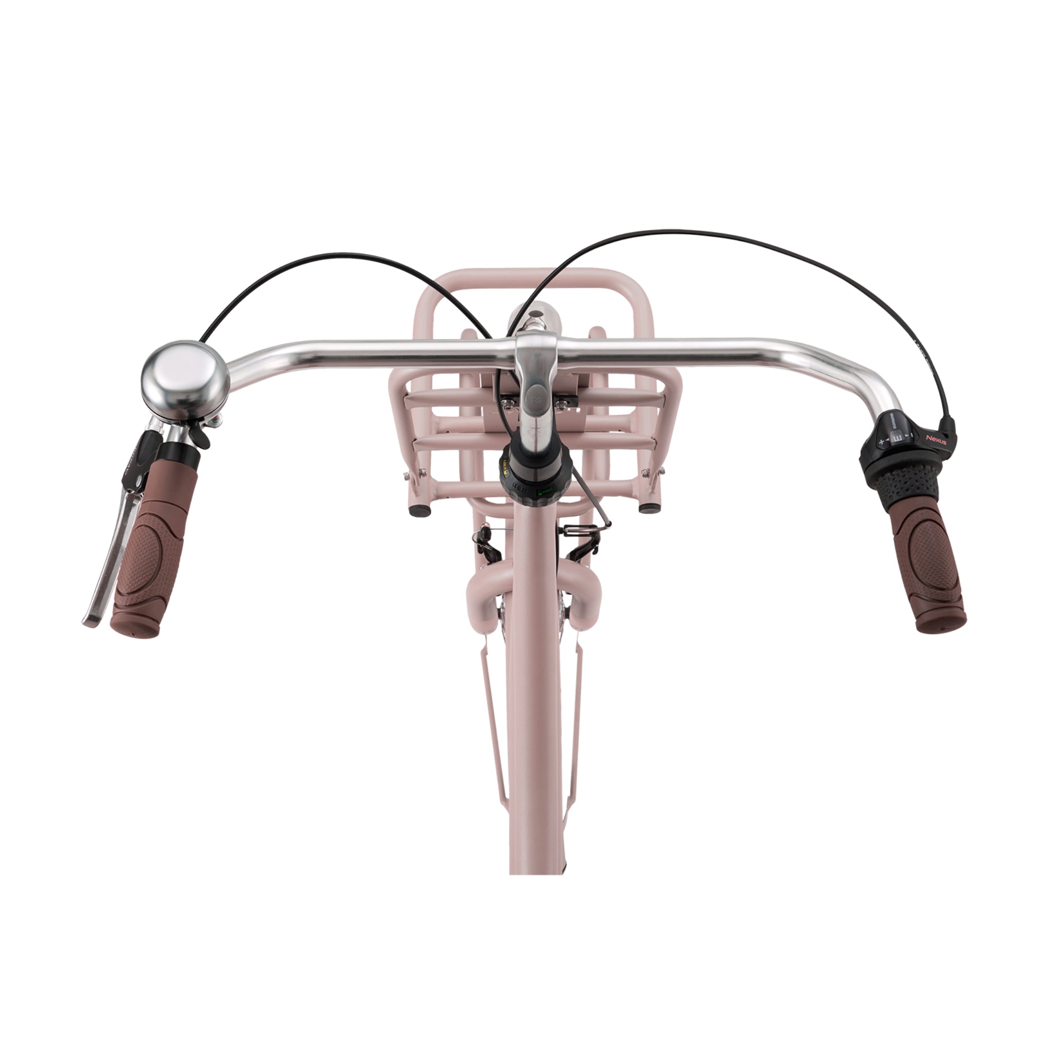 Popal Daily Dutch Basic+ Transportfiets 26 Inch Zalm LED Verlichting Gesloten Kettingkast 3 Versnellingen - AE-trading
