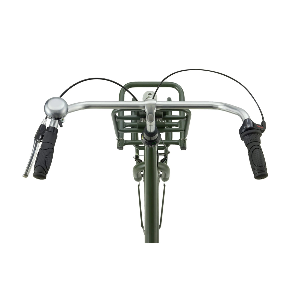 Popal Daily Dutch Basic+ 26 Inch Transportfiets Legergroen Met LED-Verlichting en Drie Versnellingen - AE-trading