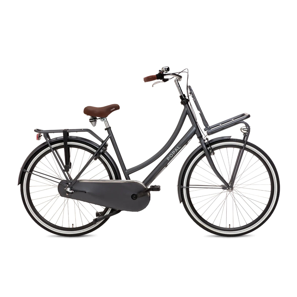 Popal Daily Dutch Basic+ 28 Inch 53 cm Petrol Blauw Met Robuust Frame En Reflecterend Logo - AE-trading