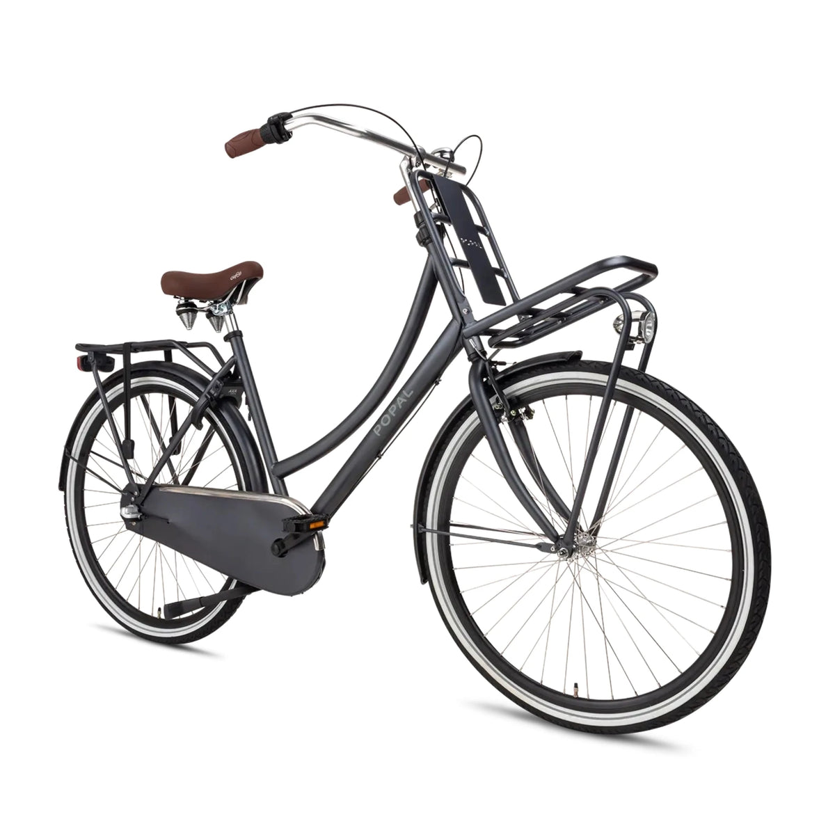 Popal Daily Dutch Basic+ 28 Inch 53 cm Petrol Blauw Met Robuust Frame En Reflecterend Logo - AE-trading