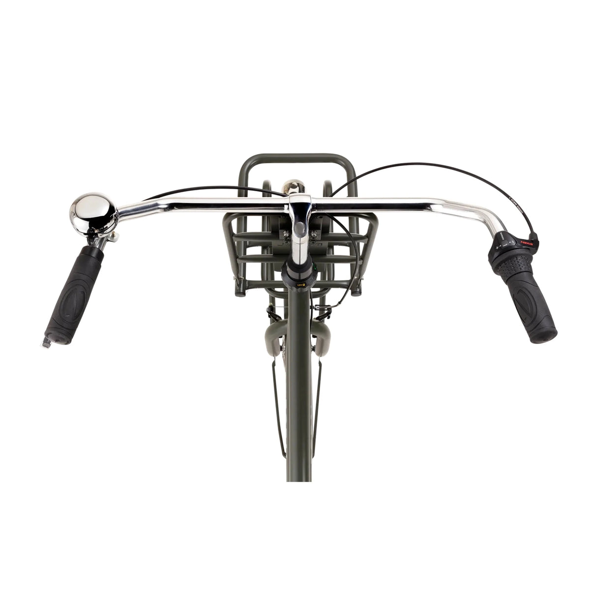 Popal Daily Dutch Basic+ 28 Inch 59 cm Legergroen Met Robuust Frame En Reflecterend Logo - AE-trading