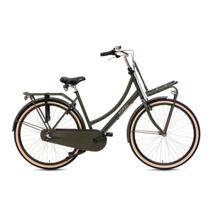 Popal Daily Dutch Basic+ 28 Inch 53 cm Legergroen Met Robuust Frame En Reflecterend Logo - AE-trading