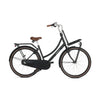 Popal Daily Dutch Basic+ 28 Inch 47 cm Mat Zwart Met Robuust Frame En Reflecterend Logo - AE-trading