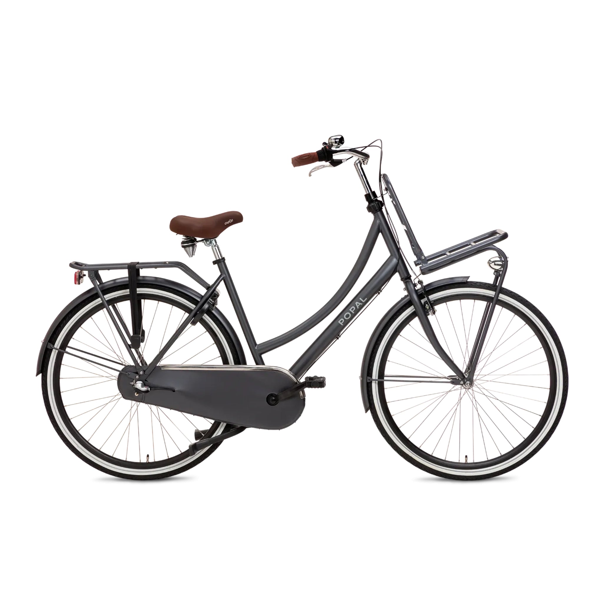 Popal Daily Dutch Basic+ 28 Inch 47 cm Petrol Blauw Met Robuust Frame En Reflecterend Logo - AE-trading