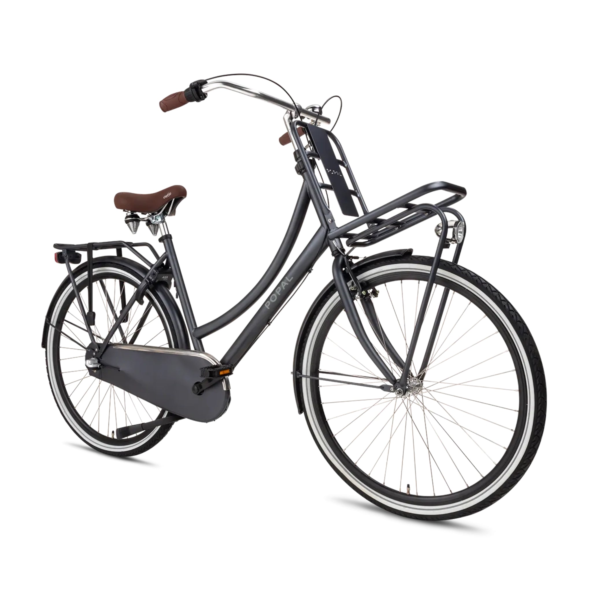Popal Daily Dutch Basic+ 28 Inch 59 cm Petrol Blauw Met Robuust Frame En Reflecterend Logo - AE-trading