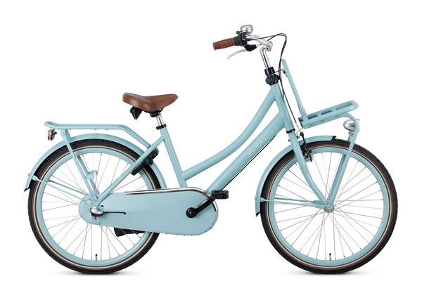 Popal Daily Dutch Basic+ Kinderfiets 24 Inch Stalen Frame Mat Blauw - AE-trading