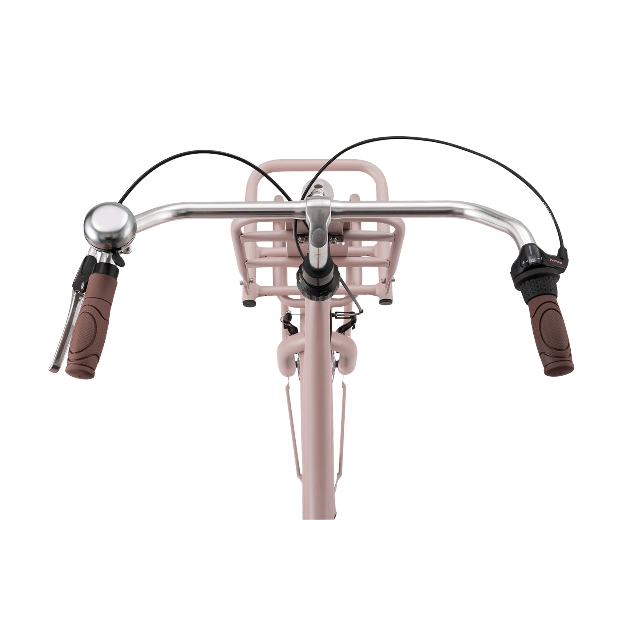 Popal Daily Dutch Basic+ Transportfiets 26 Inch Zalm LED Verlichting Gesloten Kettingkast 3 Versnellingen - AE-trading