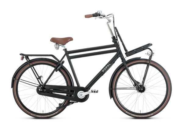 Popal Daily Dutch Prestige N7 28 Inch Mat Zwart Fiets Met Aluminium Frame En Zeven Versnellingen - AE-trading