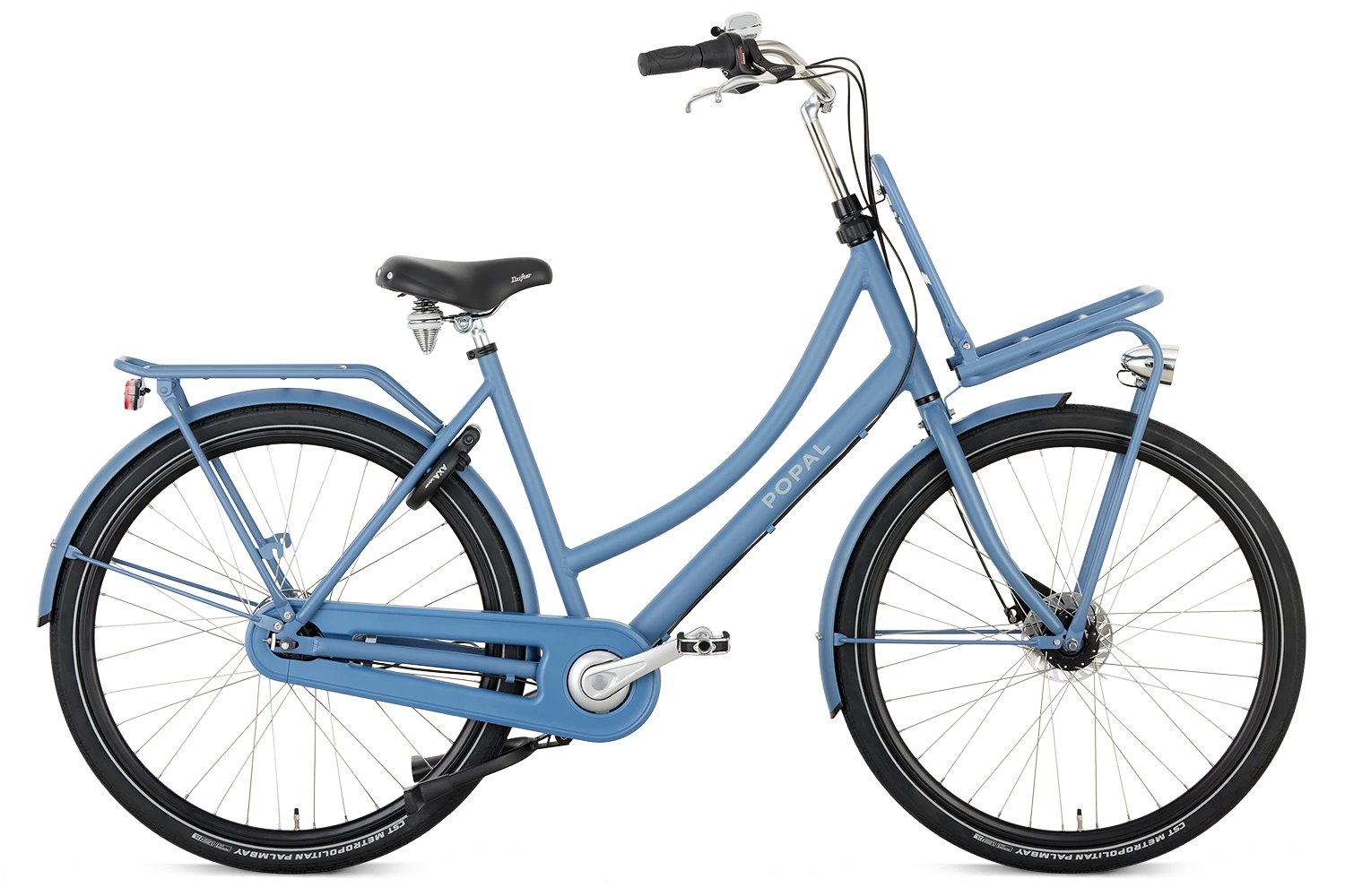 Popal Daily Dutch Prestige N7 RB Blauw XS Aluminium Frame Zeven Versnellingen Reflecterend Logo - AE-trading