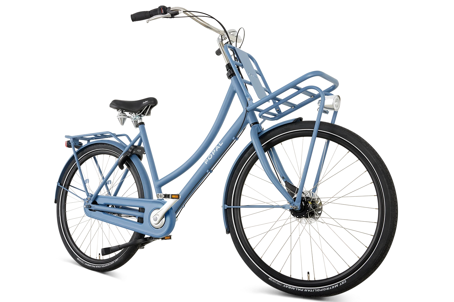 Popal Daily Dutch Prestige N7 RB Blauw XS Aluminium Frame Zeven Versnellingen Reflecterend Logo - AE-trading