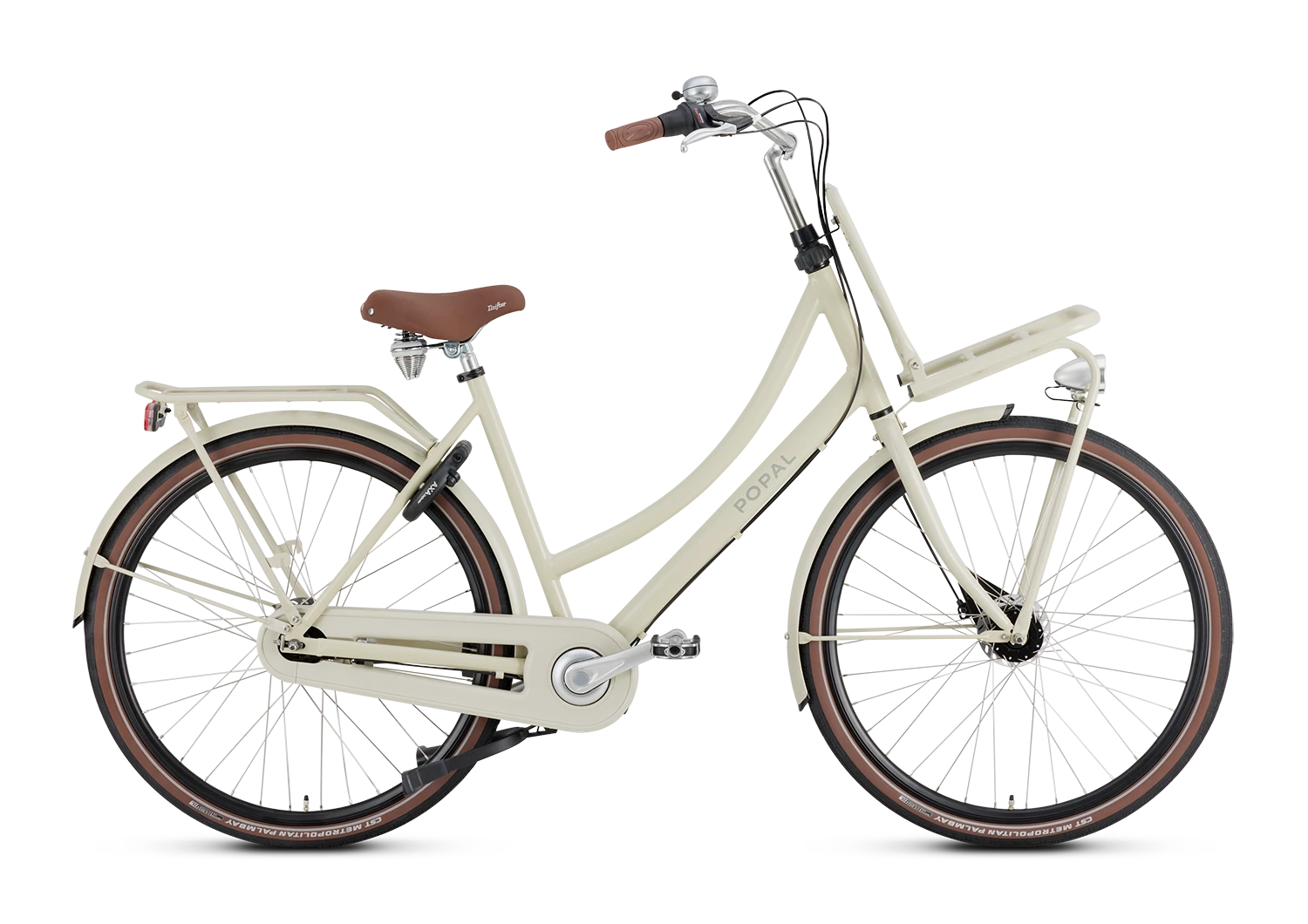 Popal Daily Dutch Prestige N7 RB Cosmic Sand L Aluminium Fiets Met Zeven Versnellingen En Reflecterend Logo - AE-trading
