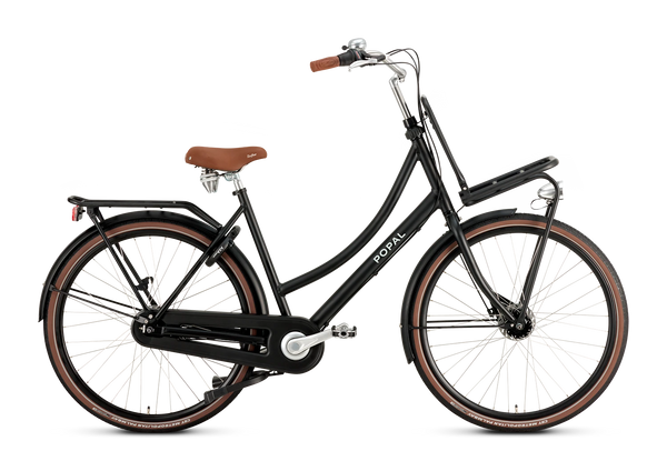 Popal Daily Dutch Prestige N7 RB Mat Zwart Aluminium Frame 7 Versnellingen Reflecterend Logo - AE-trading