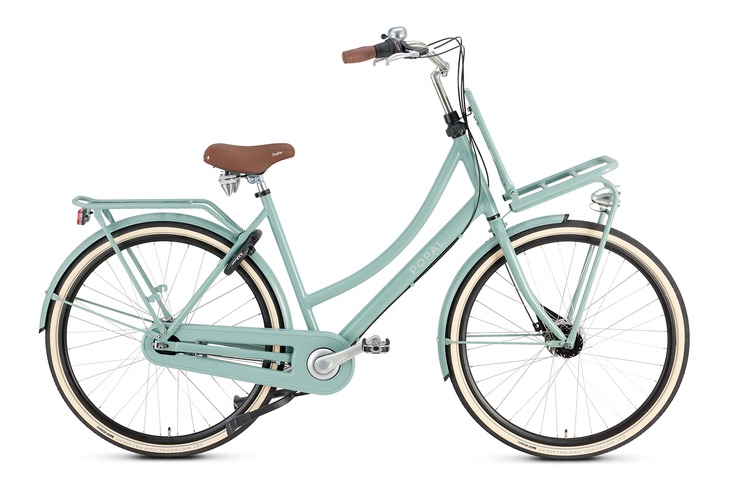 Popal Daily Dutch Prestige N7 RB Mineral Green Aluminium Frame 7 Versnellingen XS - AE-trading
