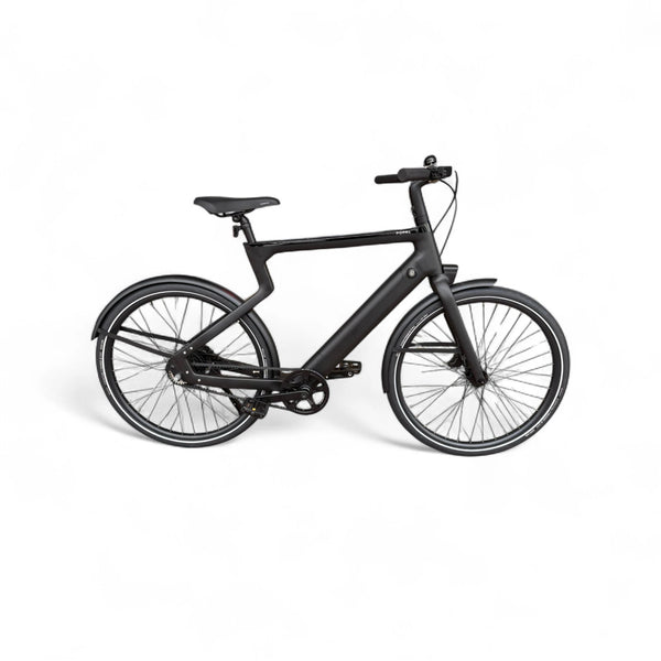 Popal Era 2025 - Elektrische Stadsfiets - Mat Zwart - 28 inch - Belt Drive - Accu 504Wh (36V, 14Ah) - 250W (40Nm) Bafang Achterwielmotor - Hydraulische Remmen - AE-trading