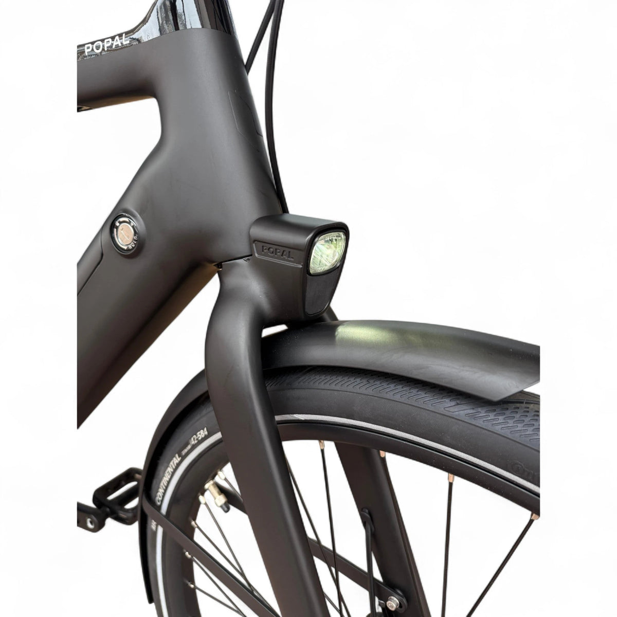 Popal Era 2025 Elektrische Fiets 28 inch – Mat Zwart – Belt Drive 504Wh - AE-trading