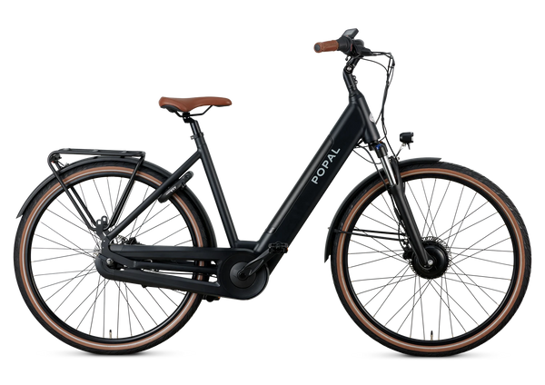 Popal Novel FM XS – Elektrische Damesfiets 28 inch – 504Wh Intube Accu – 7 Versnellingen – Hydraulische Schijfremmen – Mat Zwart - AE-trading