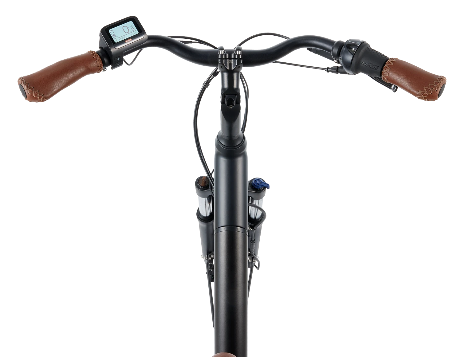 Popal Novel FM XS – Elektrische Damesfiets 28 inch – 504Wh Intube Accu – 7 Versnellingen – Hydraulische Schijfremmen – Mat Zwart - AE-trading
